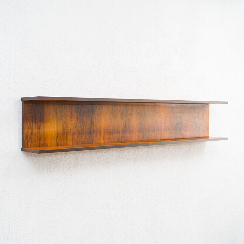 Vintage wall shelf in rosewood, 1960s