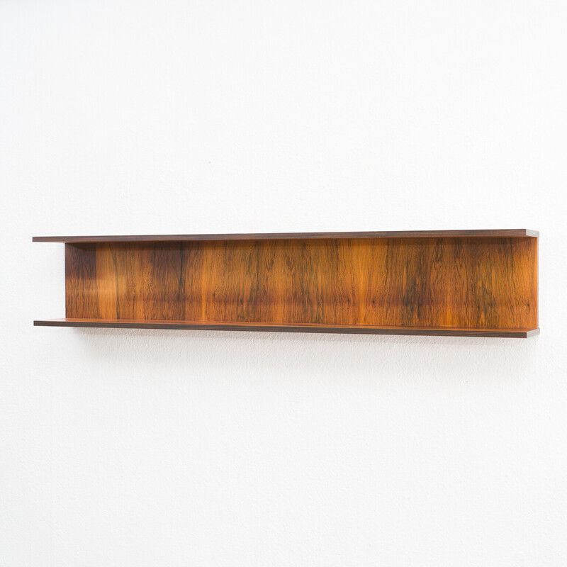 Vintage wall shelf in rosewood, 1960s