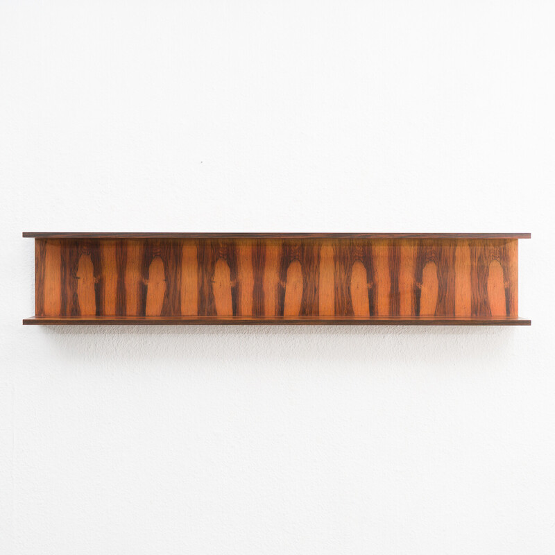 Vintage wall shelf in rosewood, 1960s