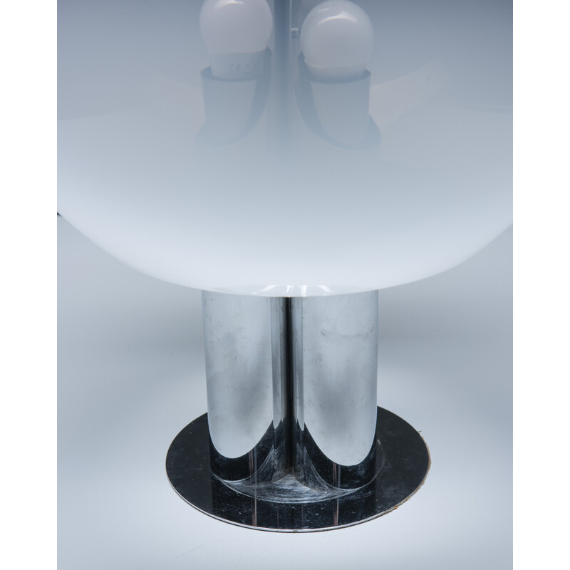 Lampe de table vintage italienne de l'ère spatiale par Selenova, 1960