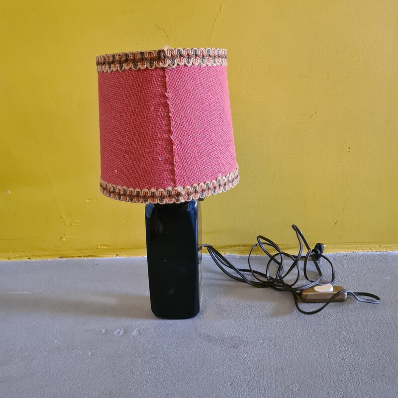 Vintage French Epoxy table lamp, 1960-1970s