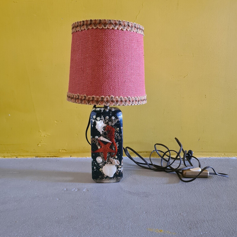Vintage Franse Epoxy tafellamp, 1960-1970
