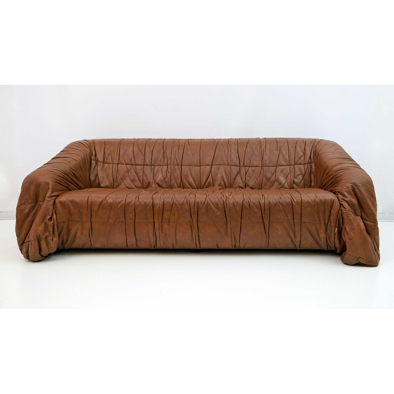 Vintage Italian sofa "Piumino" by De Pas D'urbino Lomazzi for Dall'Oca, 1970s