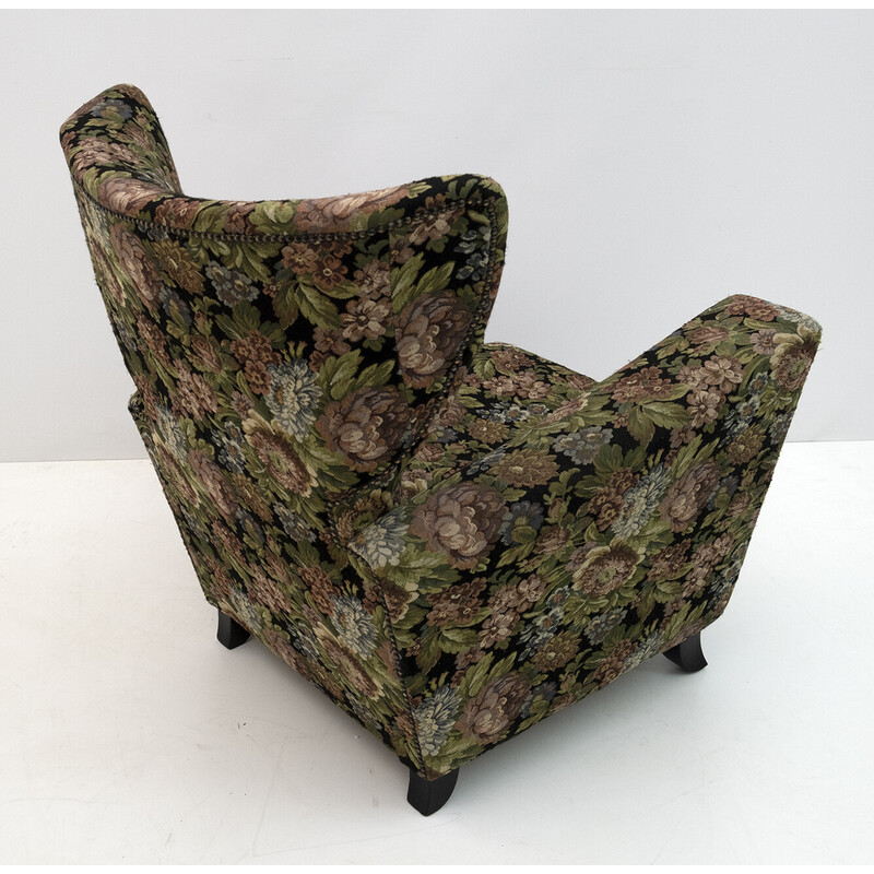 Vintage Art Deco Italian armchair by Gugliemo Ulrich, 1940s