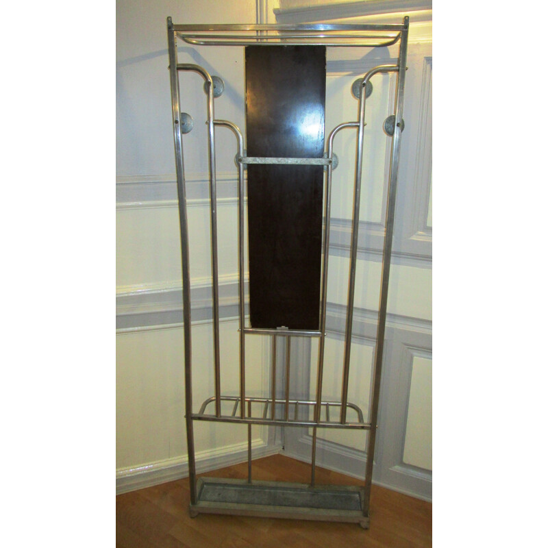 Vintage aluminium coat rack - 1940s