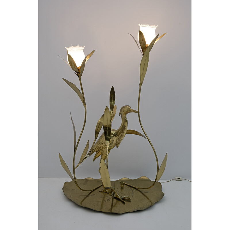 Mid-century Italian brass floor lamp by Cittone Oggi, 1960s