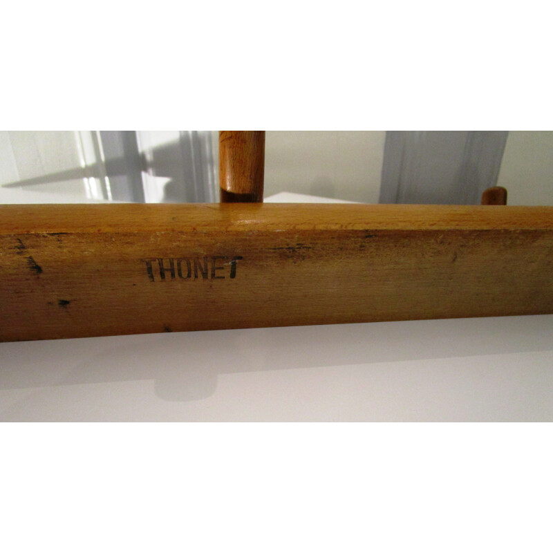 Portemanteau vintage Thonet en bois - 1930