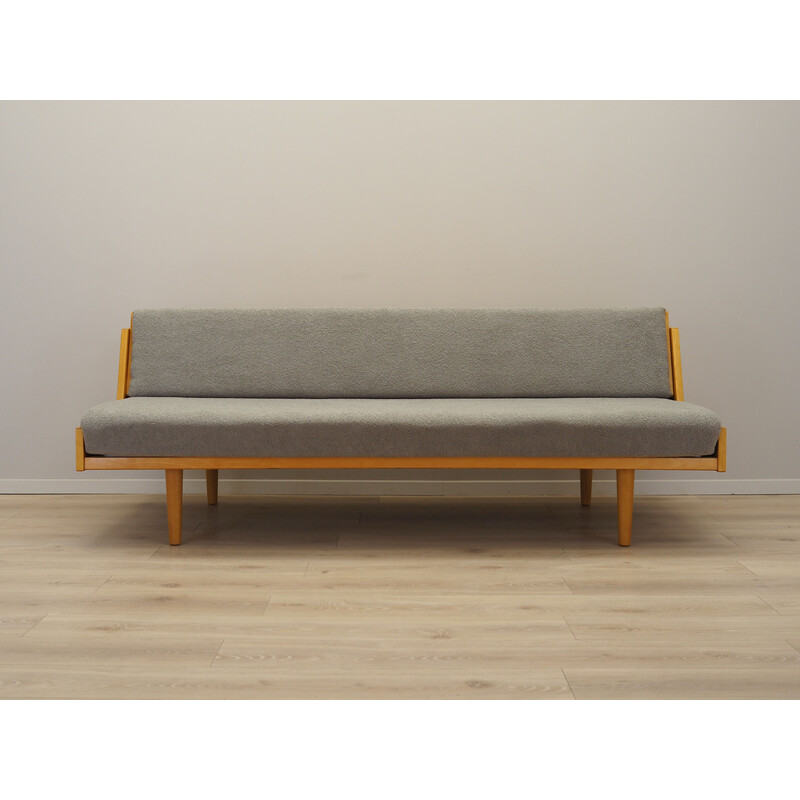 Vintage beechwood Danish sofa by Hans. J. Wegner for Getama, 1960s
