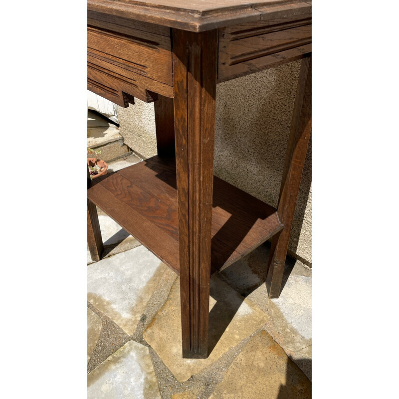 Vintage sideboard in solid oakwood