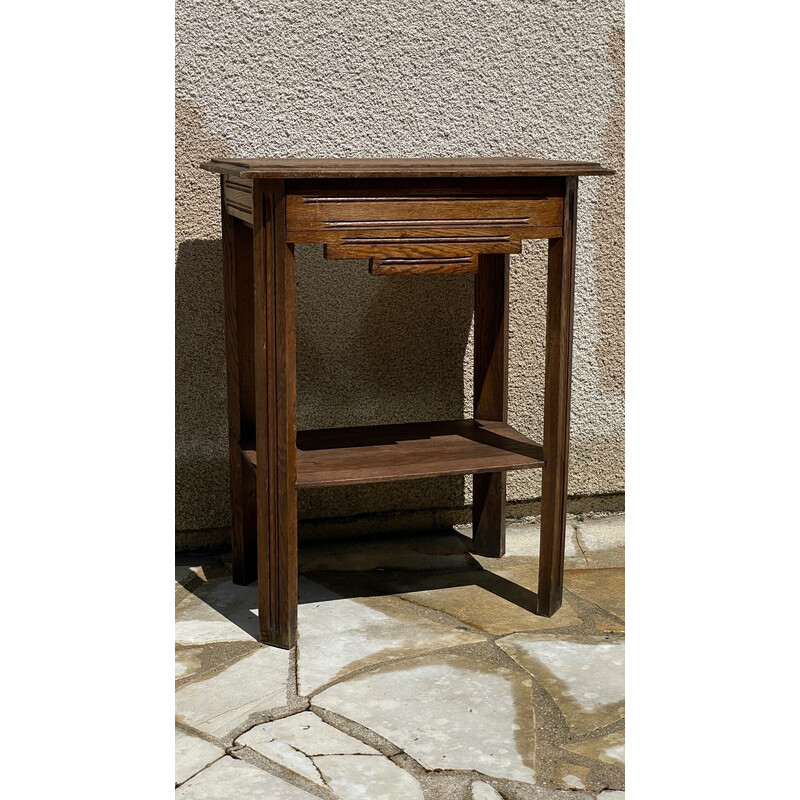 Vintage sideboard in solid oakwood