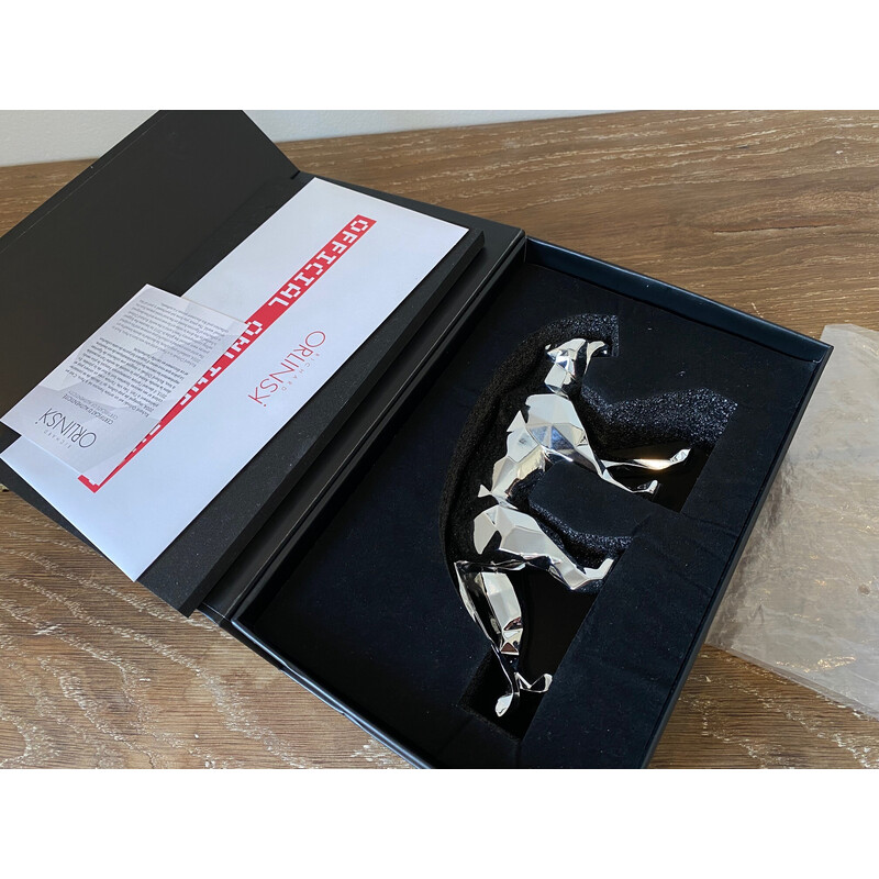 Escultura vintage Panthère spirit silver de Richard Orlinski, 2021
