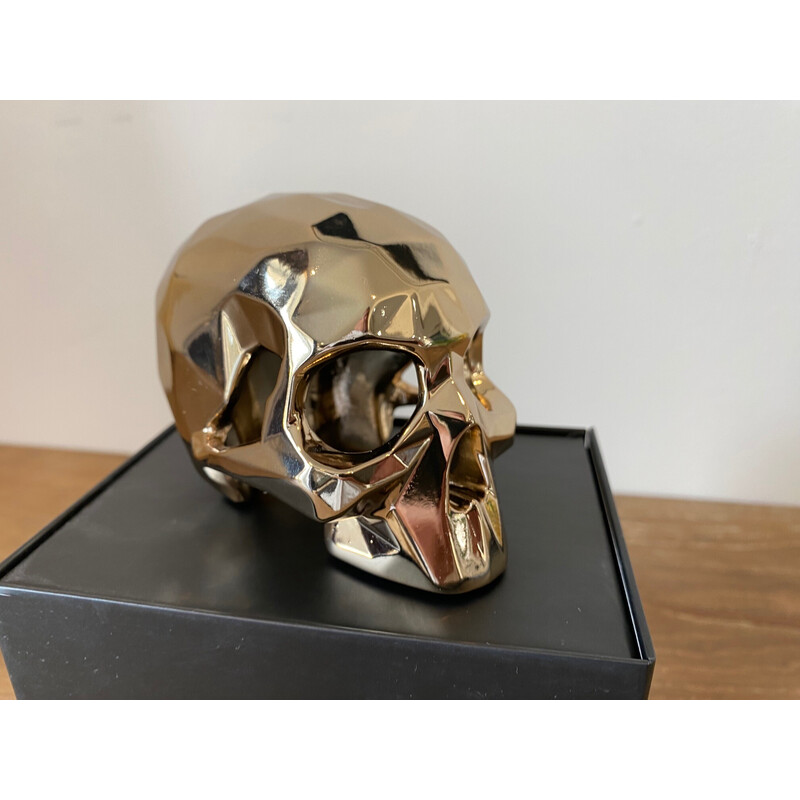 Vintage-Skulptur Skull Spirit Schädel von Richard Orlinski, 2021