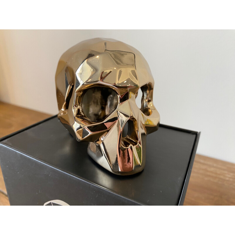 Vintage-Skulptur Skull Spirit Schädel von Richard Orlinski, 2021