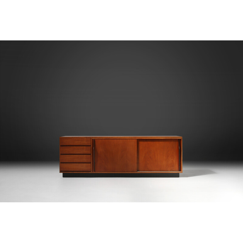 Sideboard aus Teakholz aus der Mitte des Jahrhunderts