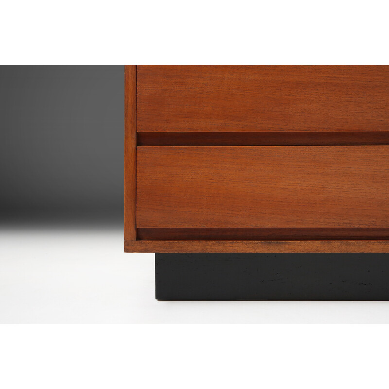 Sideboard aus Teakholz aus der Mitte des Jahrhunderts