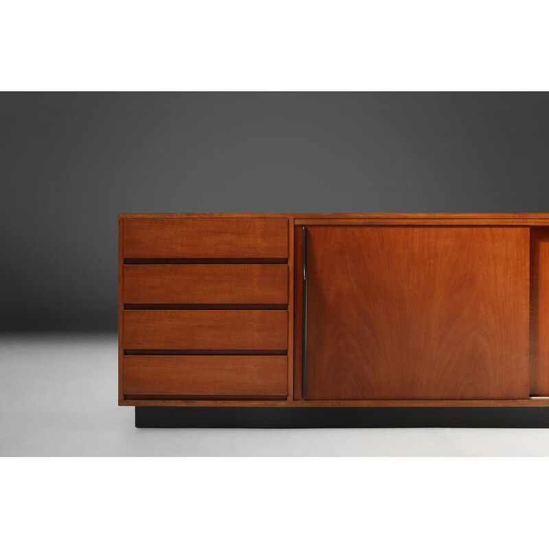 Sideboard aus Teakholz aus der Mitte des Jahrhunderts