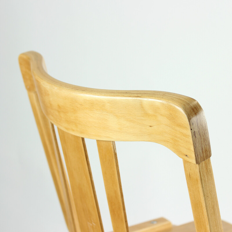 Chaise vintage en bois par Ton, Tchécoslovaquie 1960