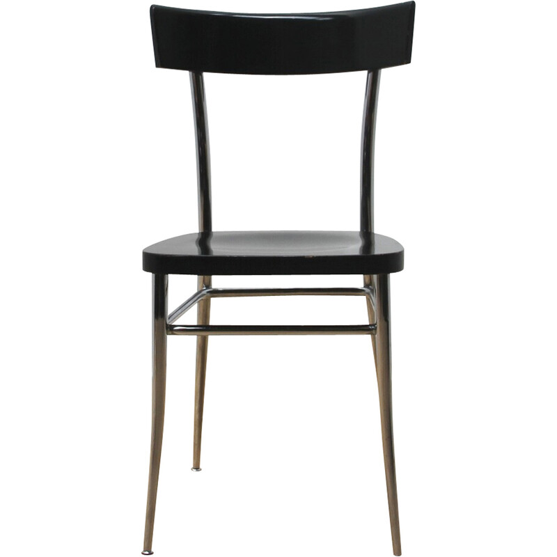 Cadeira vintage em alumínio cromado da Segis