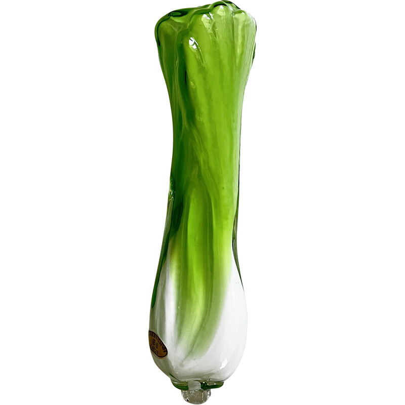 Vintage Murano glass leek, Germany 1970