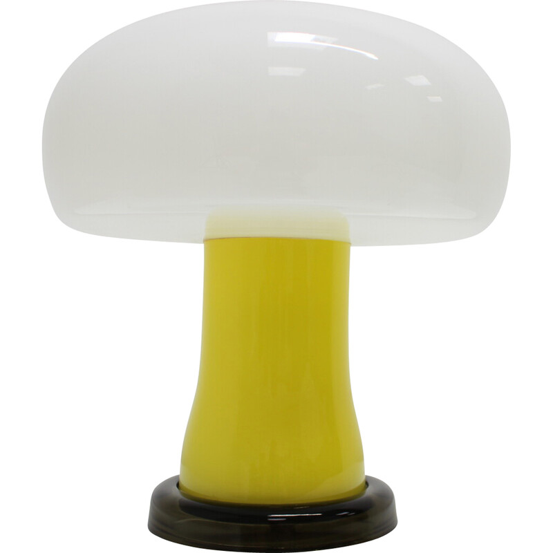 Lampe de table vintage en verre par Beleuchtungsglass Kombinat Görlitz, 1960-1970