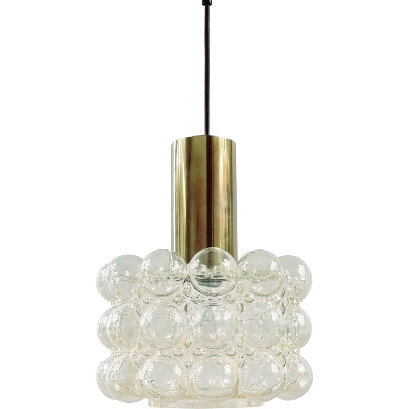 Mid-century bubble glass ceiling lamp by Helena Tynell for Limburg, Germany 1960s