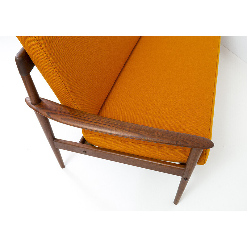 Danish vintage teak sofa by Grete Jalk for Poul Jeppesen