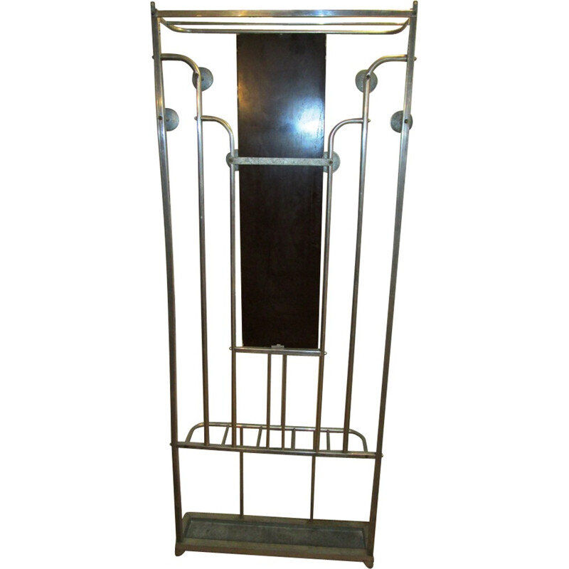 Vintage aluminium coat rack - 1940s