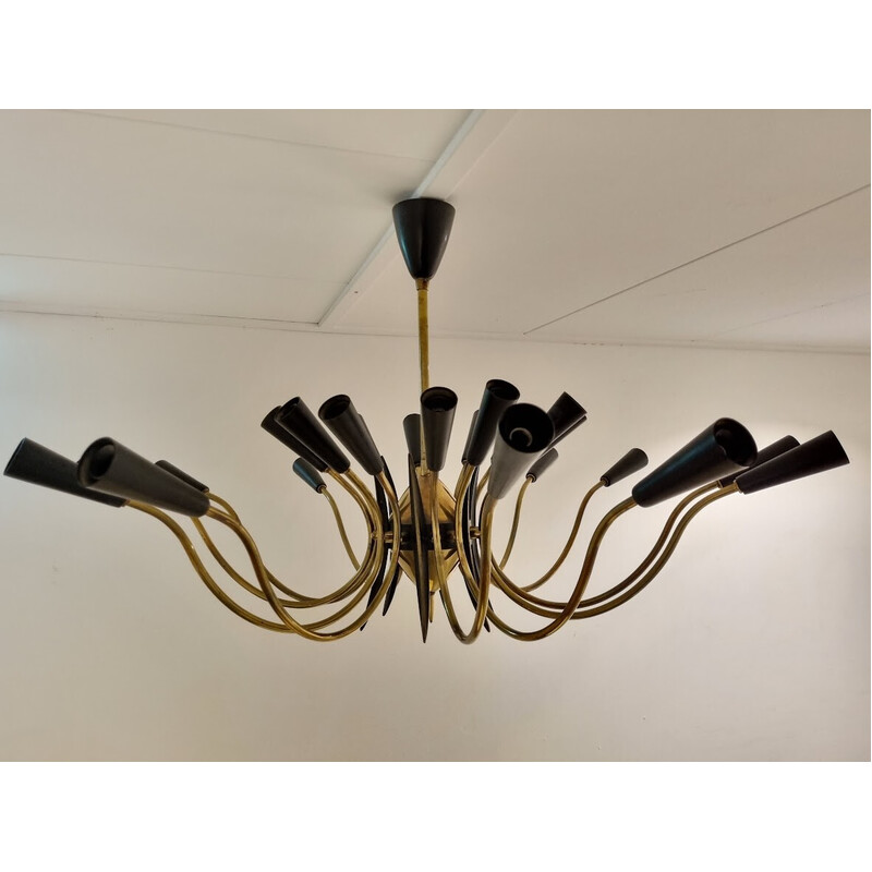 Mid-century chandelier with 24 arms, 1950s