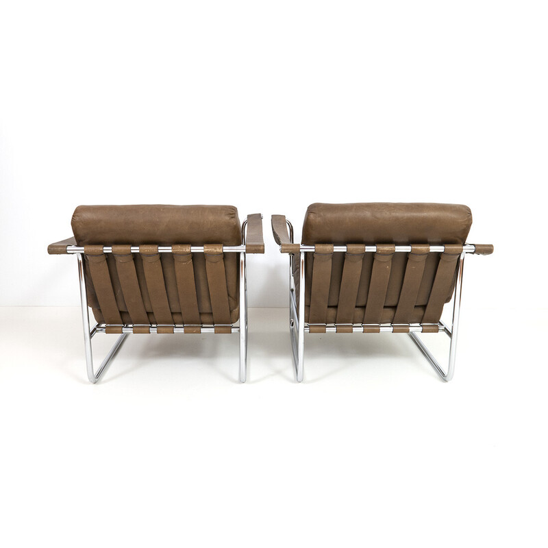 Pareja de sillones vintage He 113 de Hans Eichenberger para de Sede