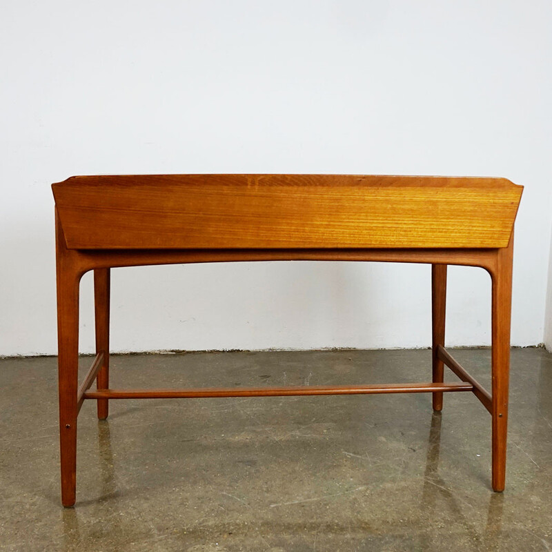 Scandinavian vintage teak desk by Svend Aage Madsen for Sigurd Hansen