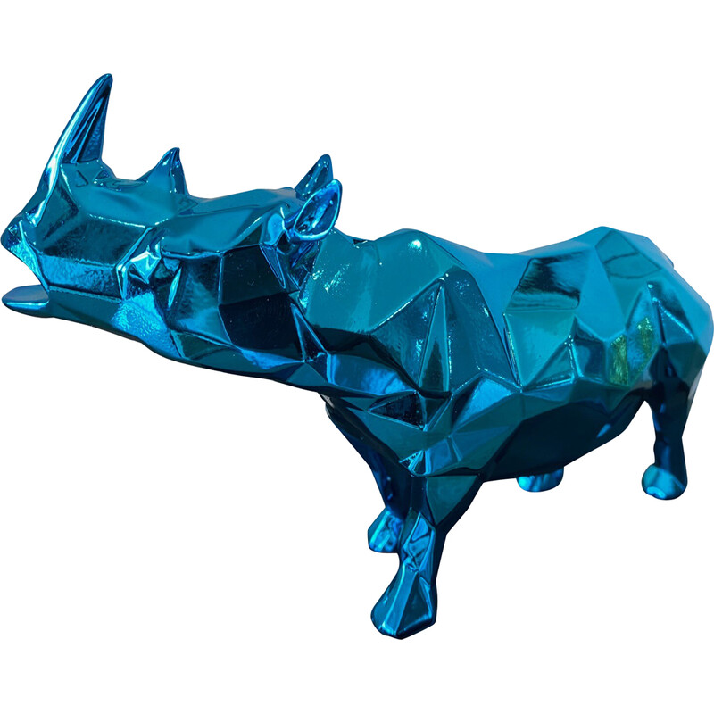 Vintage Rhino Spirit sculpture by Richard Orlinski, 2023