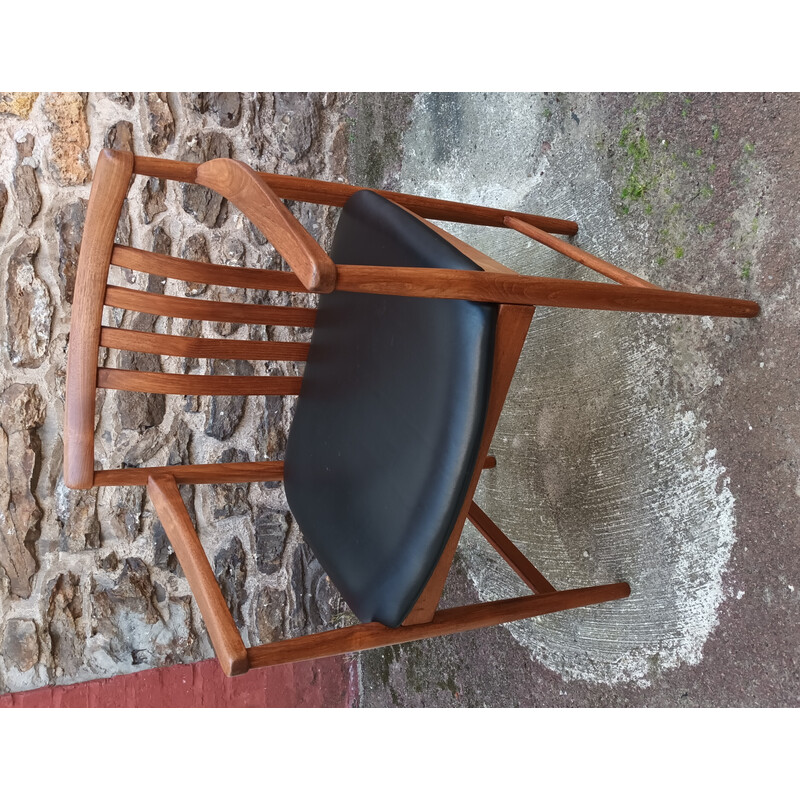 Scandinavische vintage teakhouten fauteuil van Westnofa, 1960