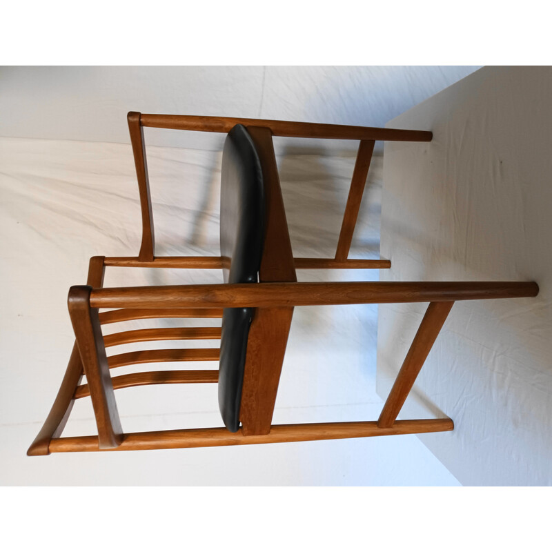 Scandinavische vintage teakhouten fauteuil van Westnofa, 1960