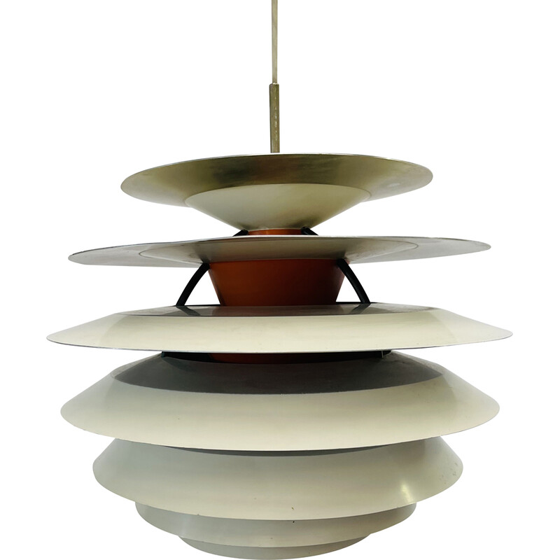 Suspension vintage en aluminium par Poul Henningsen pour Louis Poulsen, 1960