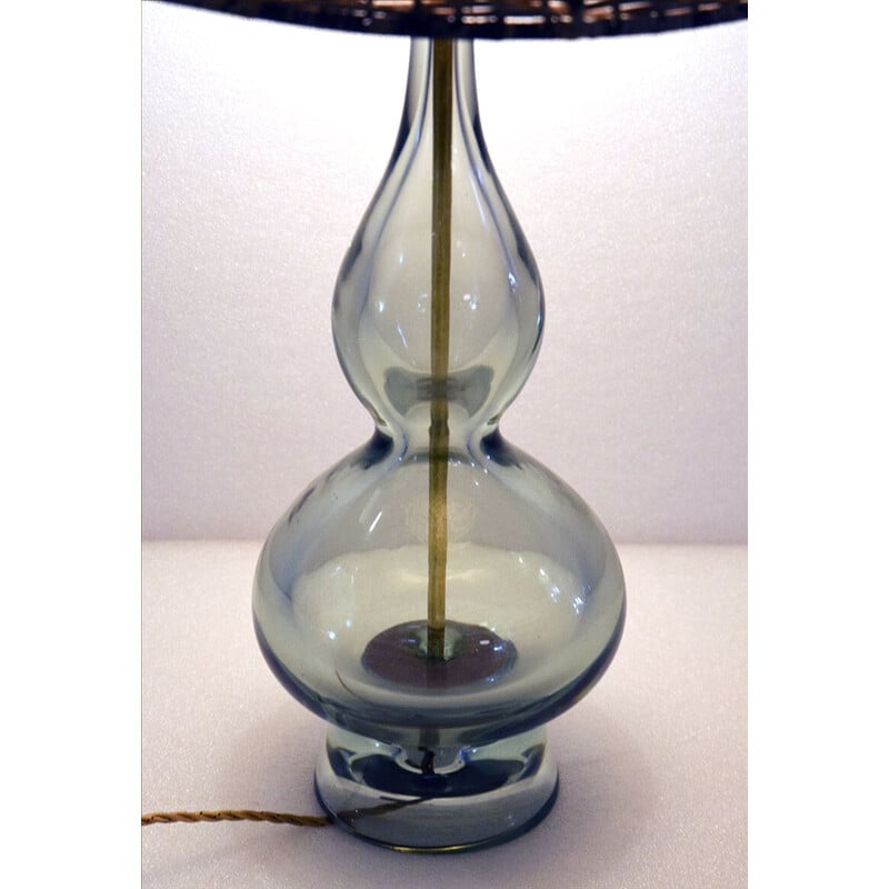 Lampe de table vintage par Flavio Poli pour Seguso Murano, 1950