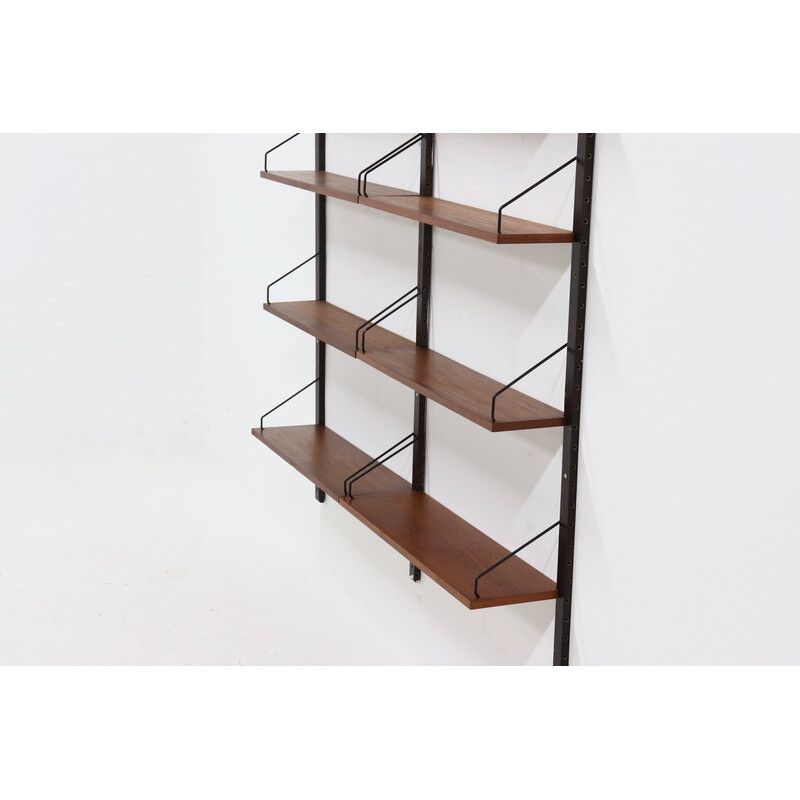 Vintage Royal system teak shelving unit by Poul Cadovius for Cado, Denmark 1960s