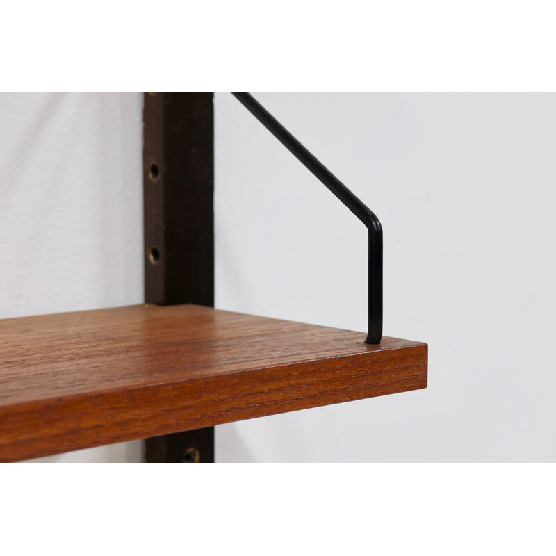 Vintage Royal system teak shelving unit by Poul Cadovius for Cado, Denmark 1960s