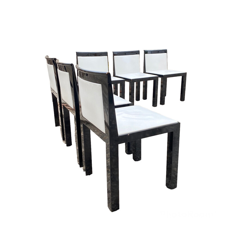 Vintage "Teatro" dining chairs by Aldo Rossi and Luca Meda for Molteni