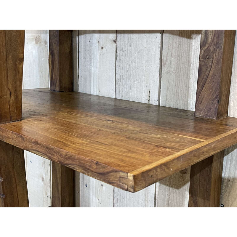 Vintage Indiase teakhouten plank, 1980