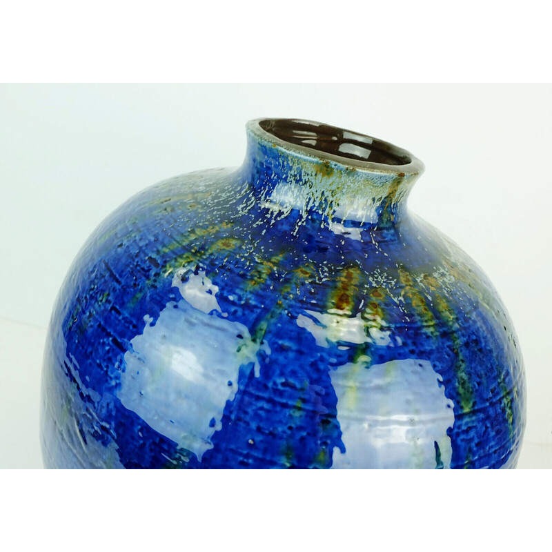 Vaso in ceramica di metà secolo, modello n. 823/36 di Carstens Toennishof, 1965