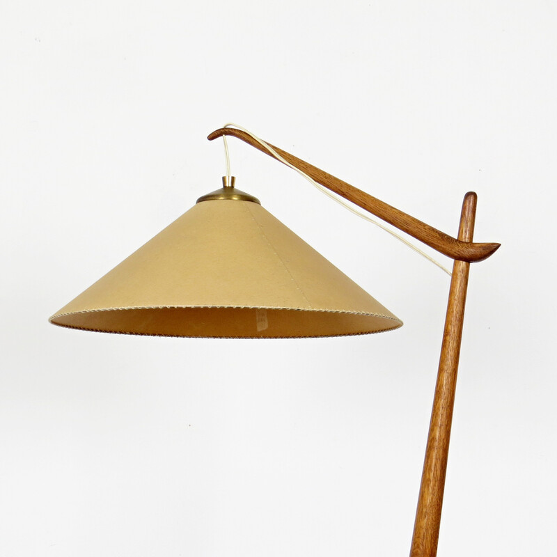 Lámpara de pie vintage de Václav Rada para Krásná Jizba