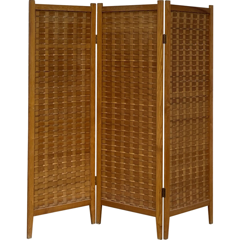 Vintage 3 section vintage roomdivider, 1960s