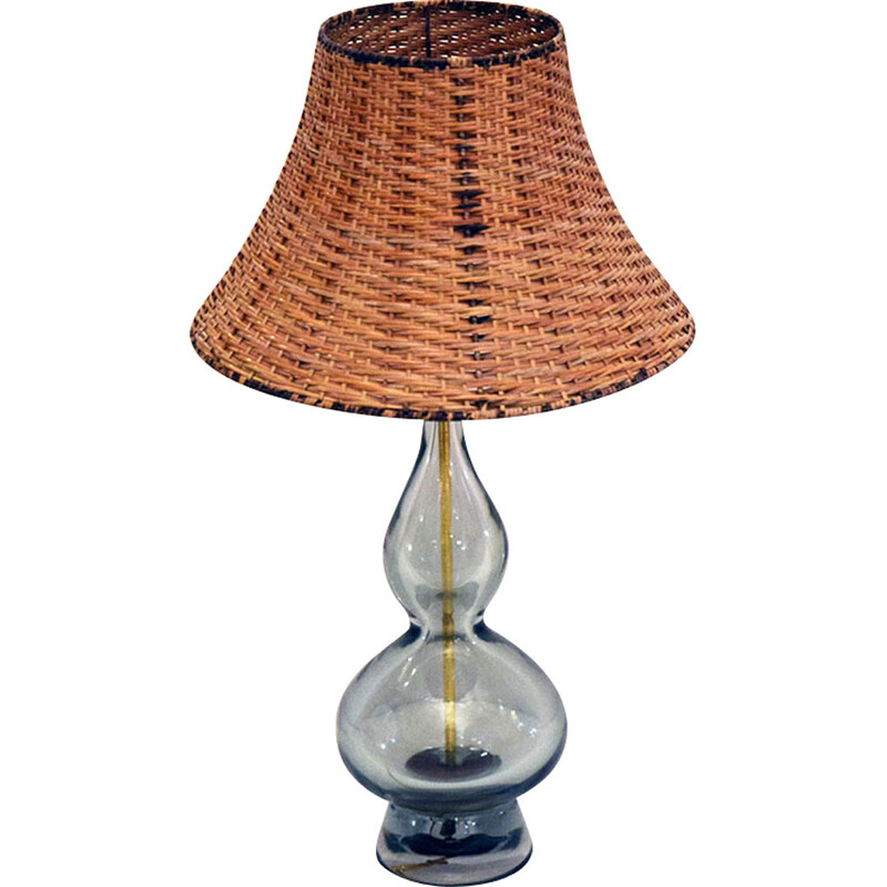 Lampe de table vintage par Flavio Poli pour Seguso Murano, 1950