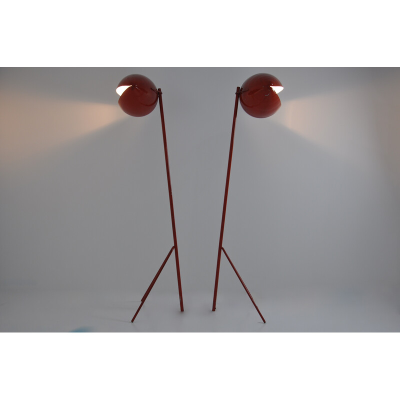 Pair of vintage "Fantomas" floor lamps by India Mahdavi, 1980