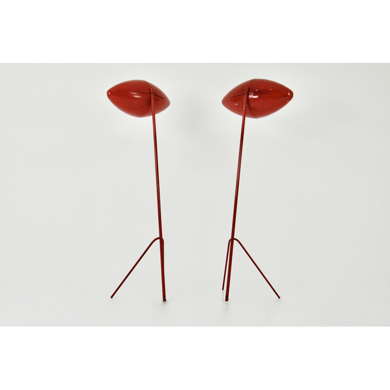 Pair of vintage "Fantomas" floor lamps by India Mahdavi, 1980