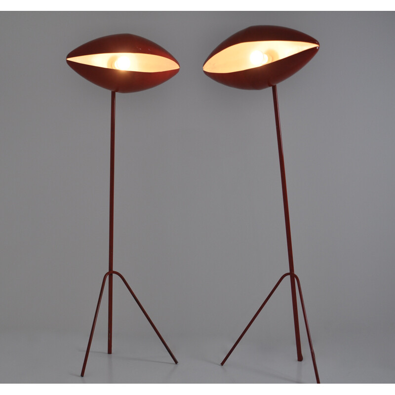 Pair of vintage "Fantomas" floor lamps by India Mahdavi, 1980