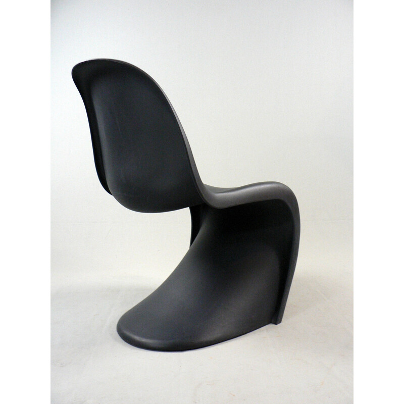 Panton anthracite chair by Vitra - 2000s