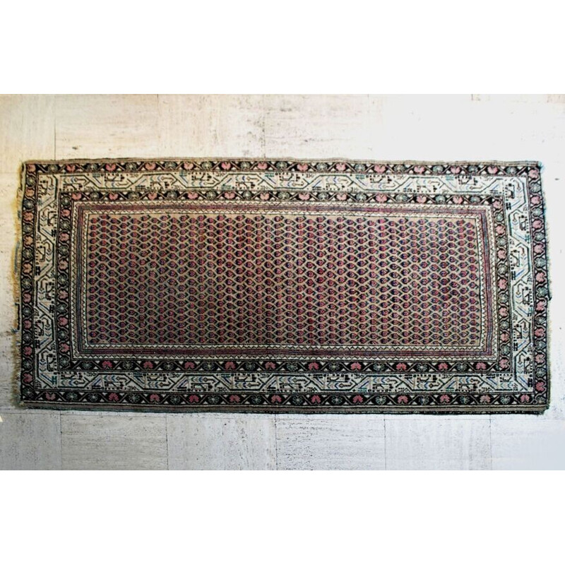 Vintage Persian rug Sarough Boteh Mir, Iran