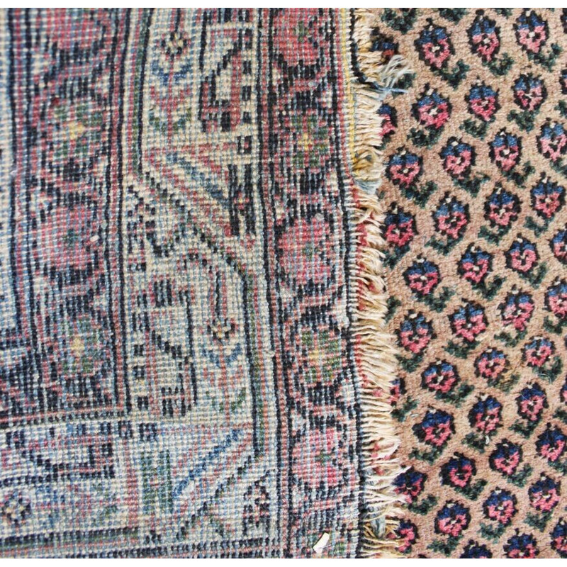 Tapetes de persa vintage Sarough Boteh Mir, Irão