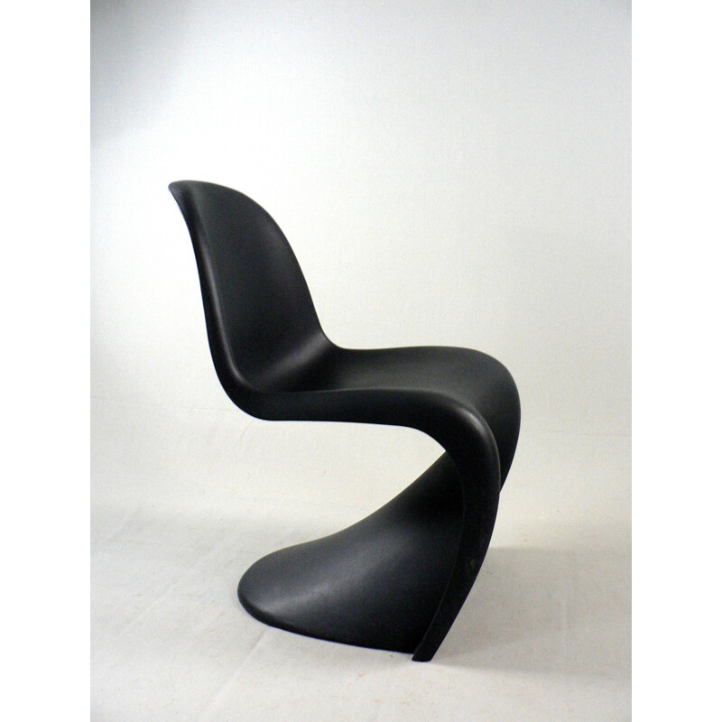 Panton anthracite chair by Vitra - 2000s